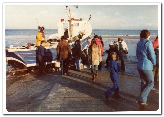 Fishing boat Audrey Lass, Redcar 1981
