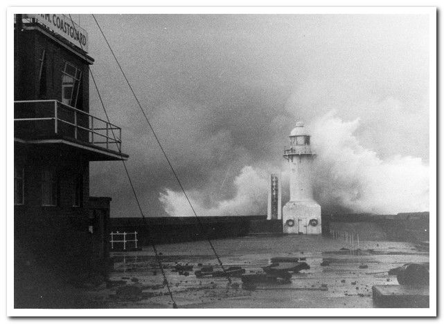 Rough Sea, South Gare, 1979, Redcar