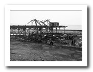 Demolition of Redcar Pier, 1980-1981