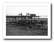 Demolition of Redcar Pier, 1980-1981